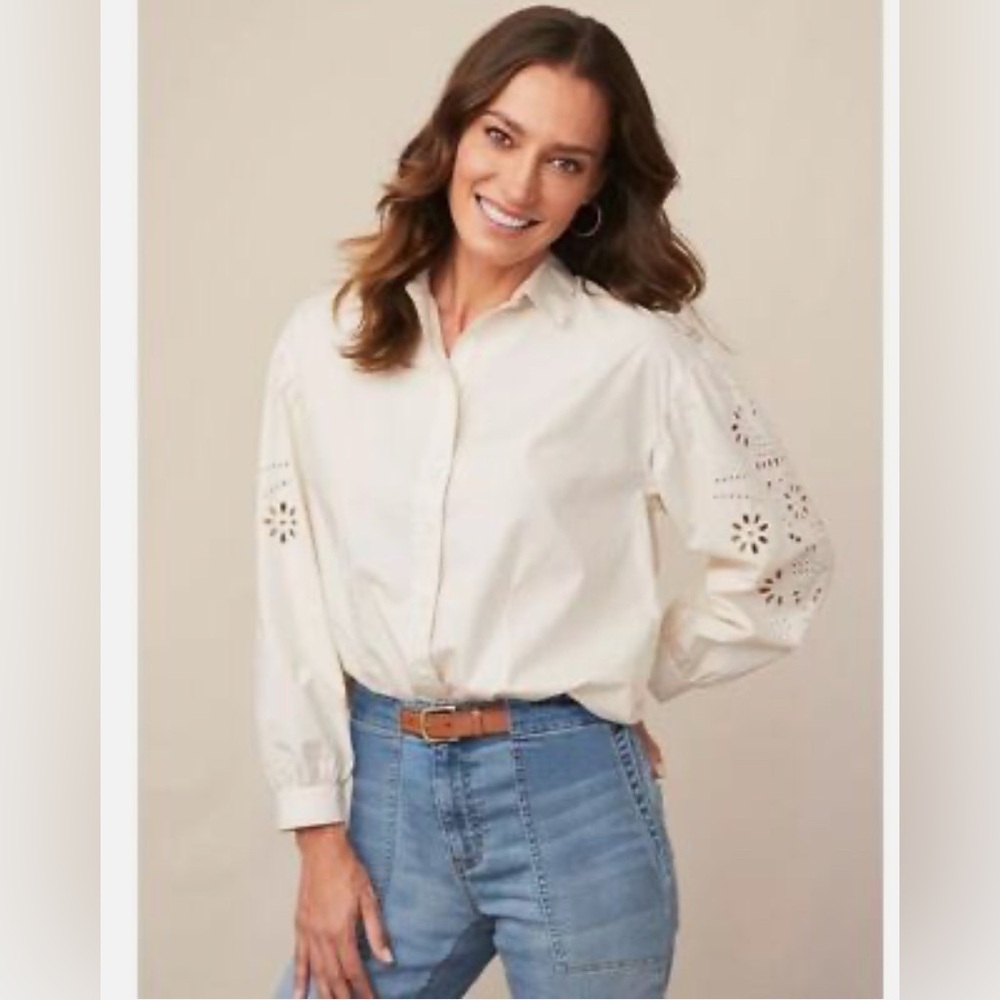 Good Hart by Matilda Jane Balloon Sleeve Under Canvas Tunic Blouse-Small